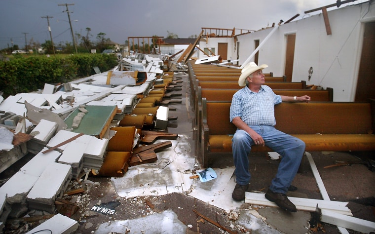 Church Destroyed by Hurricane Charley Moves On