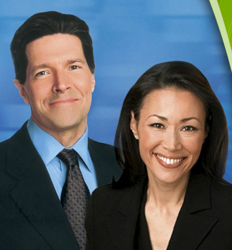 Dateline NBC's Stone Phillips and Ann Curry.
