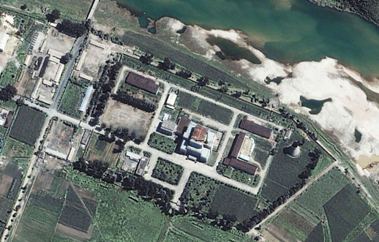 File space Imaging satellite image of Yongbyon Nuclear Site in North Korea