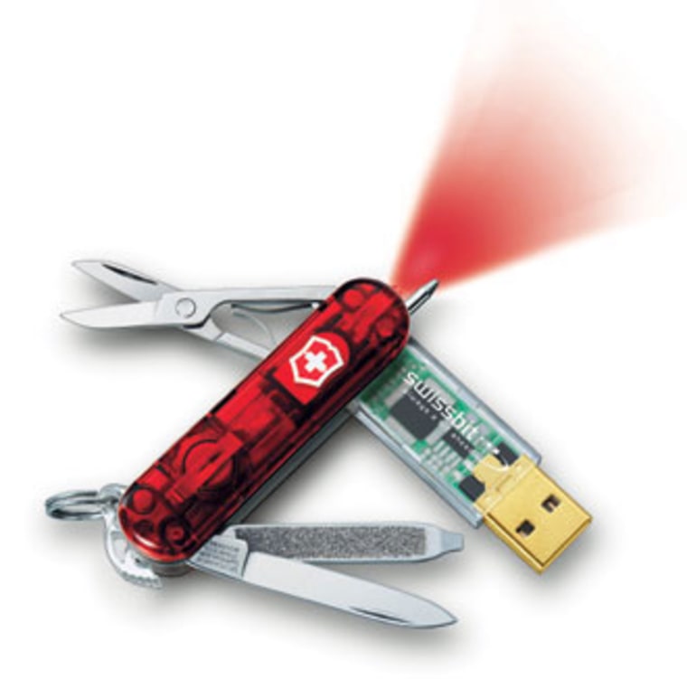The top-of-the-line Swiss Army knife with features galore.
