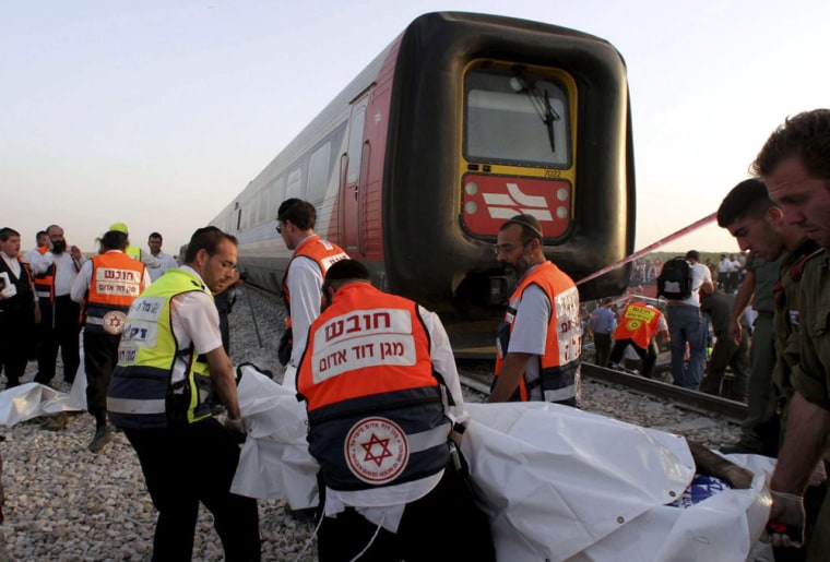 MIDEST ISRAEL TRAIN CRASH