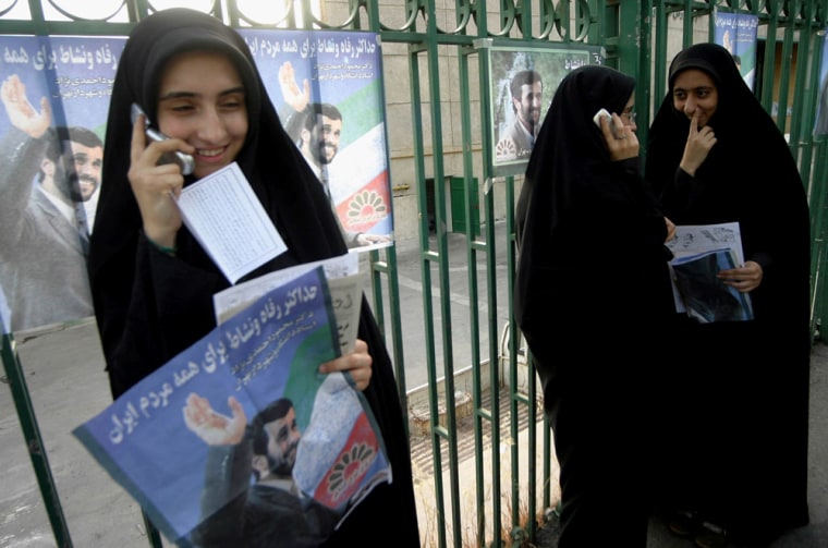 Iranians Campaign For Rival Candidates In Presidential Run-off