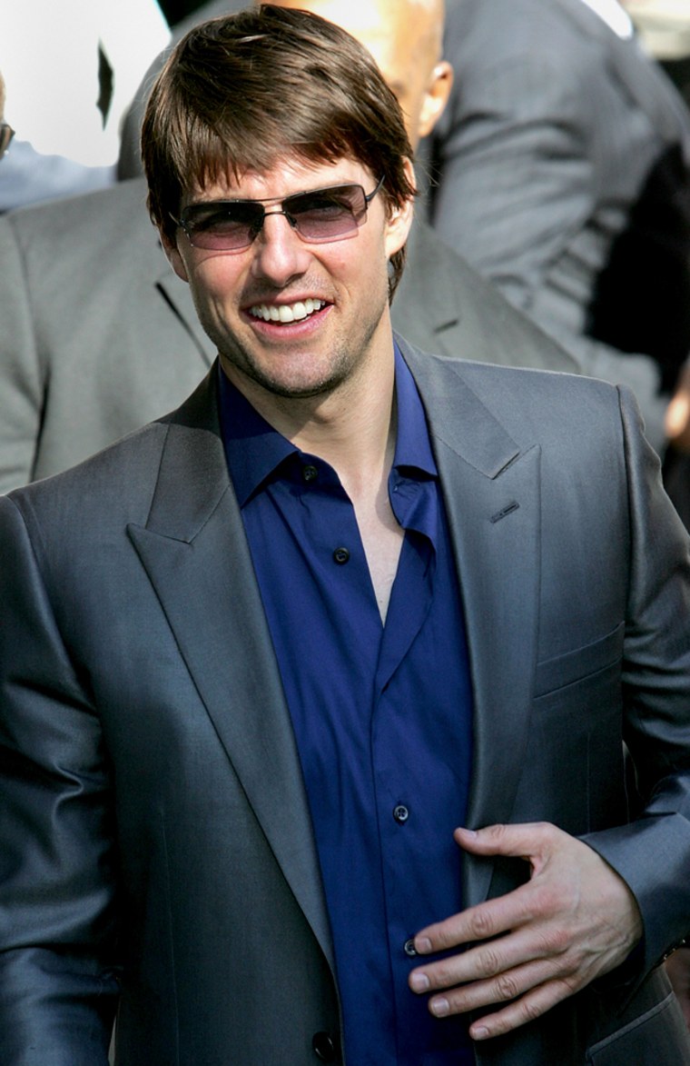 Tom Cruise Arrives At \"The Late Show With David Letterman\"