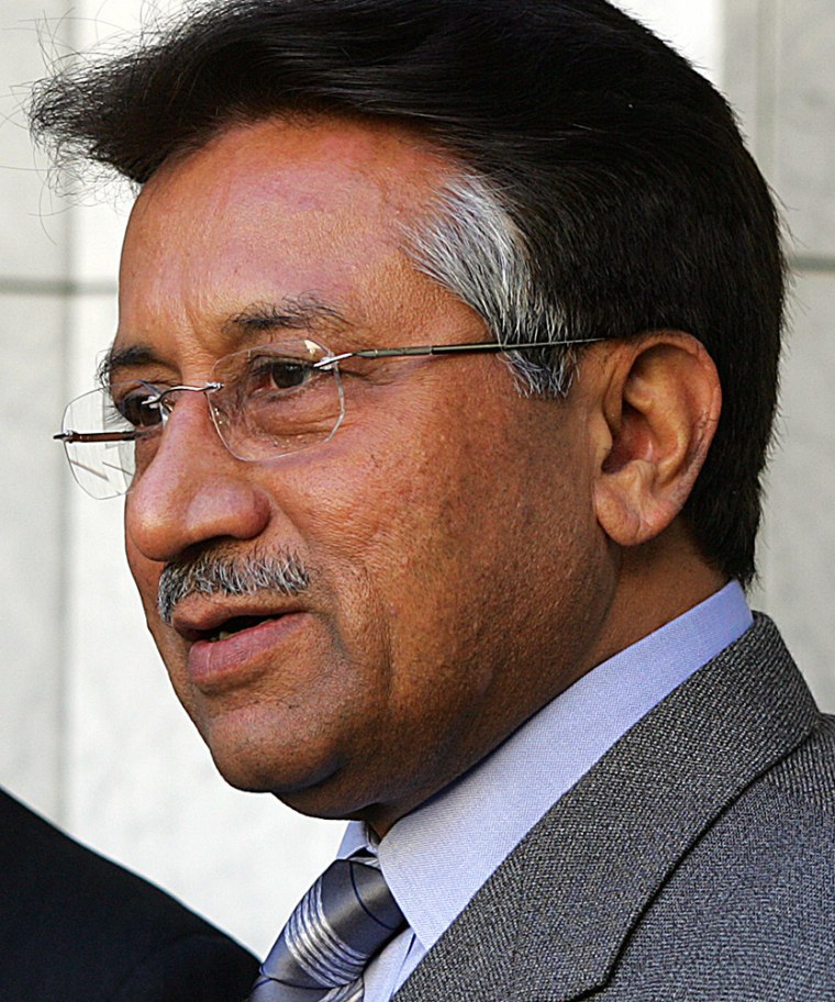 Pakistan President General Pervez Mushar
