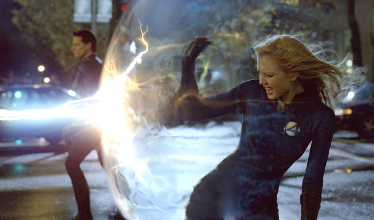 Actress Jessica Alba plays character Invisible Woman in new film \"Fantastic Four\"