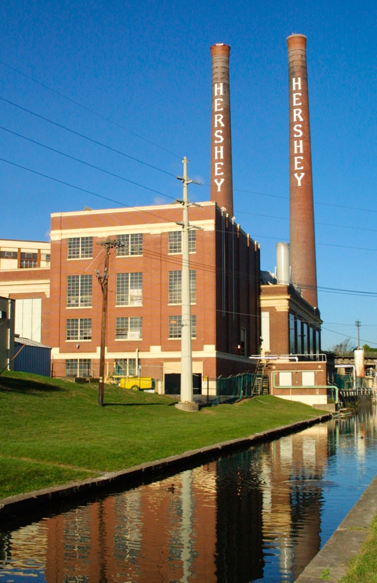 The Hershey Foods Corp. facility on Chocolate Avenue in Hershey, PA.