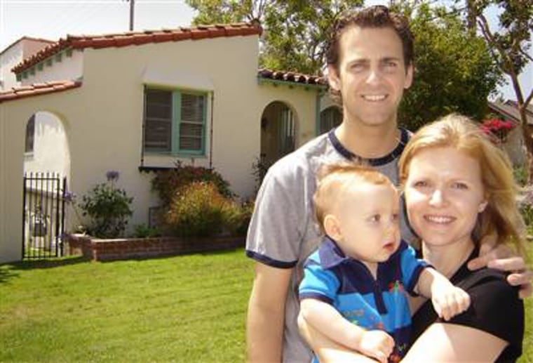 Can a photo of a cute baby help you buy a house? Jacqueline Stenson and her husband found out it can.