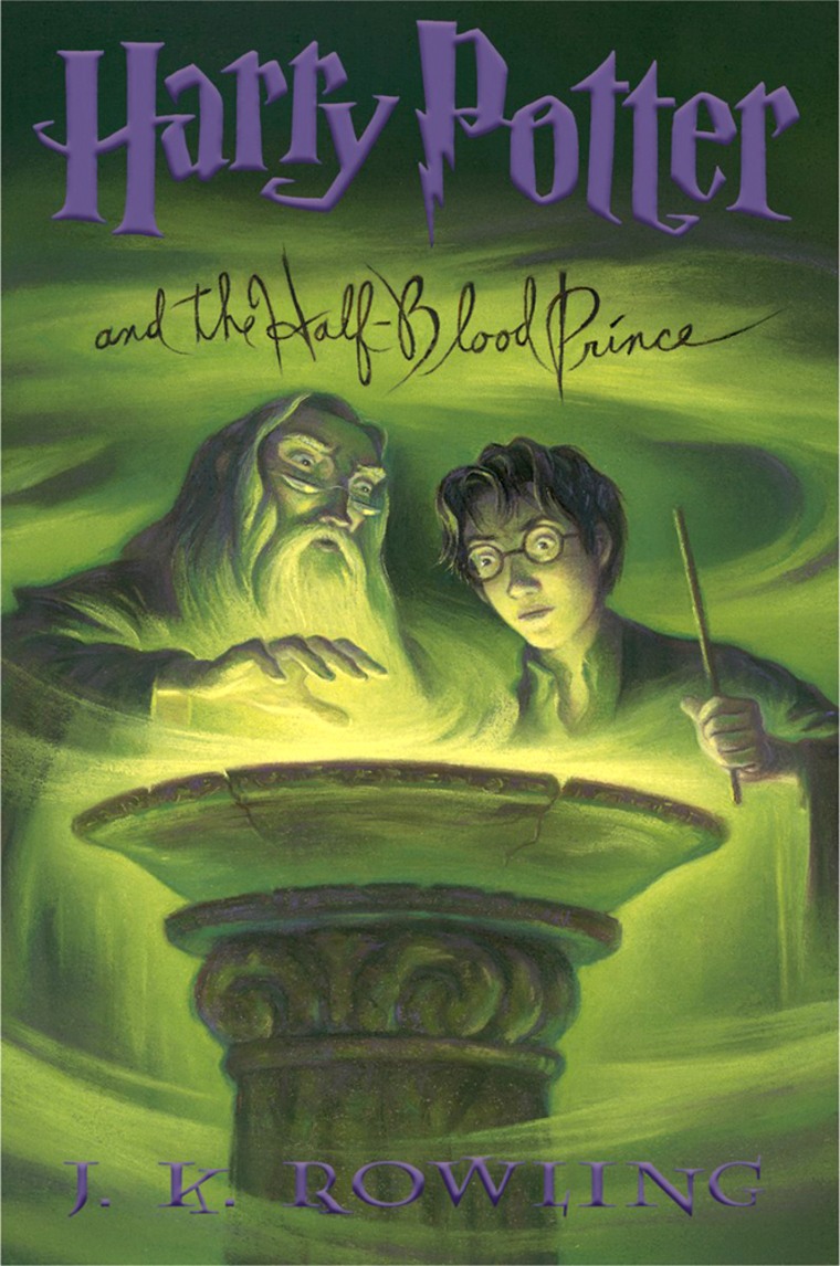 **FILE**This photo supplied by Scholastic publishers shows the dust jacket cover of the U.S. version of  \"Harry Potter and the Half-Blood Prince\" by J.K.Rowling,  which is expected to be the runaway hit of the summer. The contents of the book, officially set for release this coming Saturday, July 16,2005, has been shrouded in secrecy and its debut has been highly orchestrated to enable everyone -- readers, reviewers, even publishers -- to crack it open all at once. It's the sixth in Rowling's seven-book fantasy series on the young wizard.(AP Photo/Scholastic)
