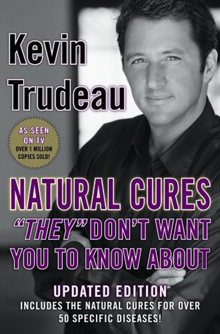 An infomercial for Kevin Trudeau's book “Natural Cures 'They' Don’t Want You to Know About,” has helped turn his tome into the top New York Times self-help best seller. 