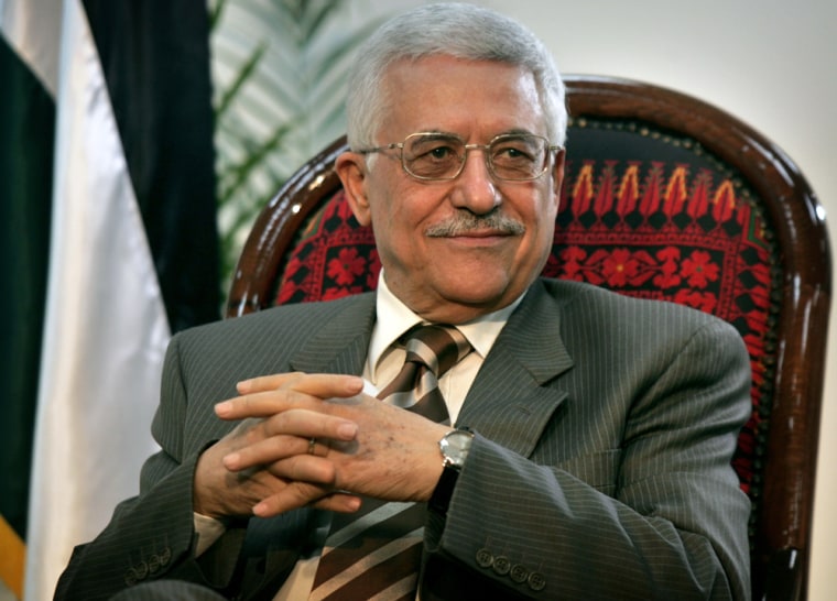 Palestinian Leader Presses To Resume Peace Talks 