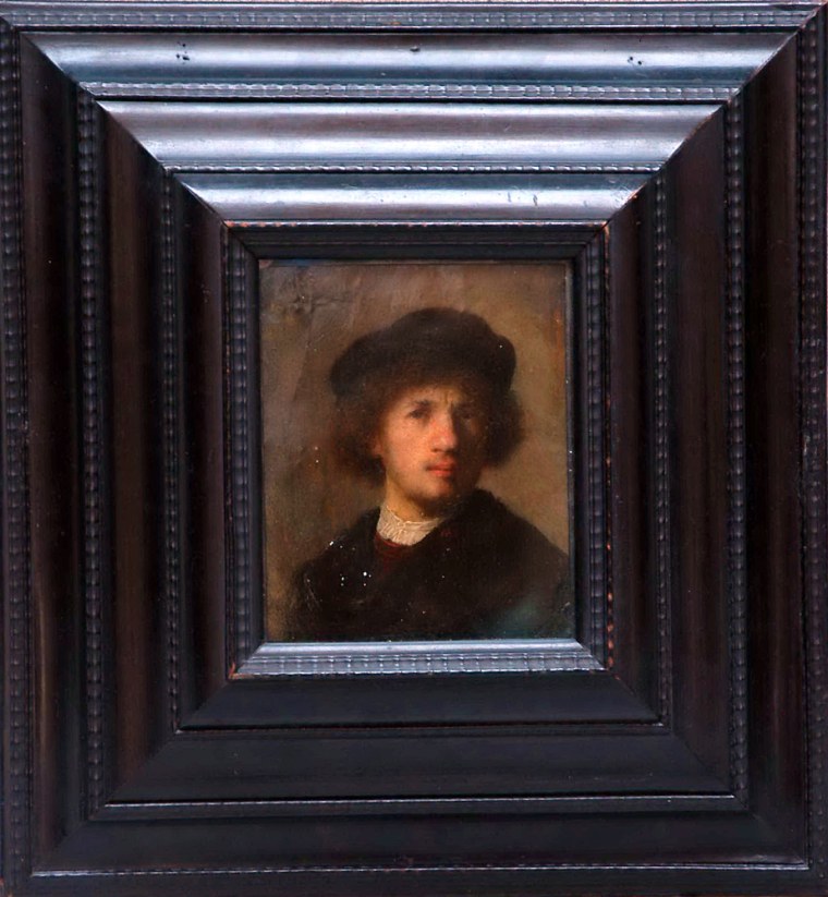 This self-portrait by Dutch master Rembrandt van Rijn was stolen along with two paintings by French impressionist Pierre-Auguste Renoir during an armed heist at Sweden's National Museum on Dec. 22, 2000.
