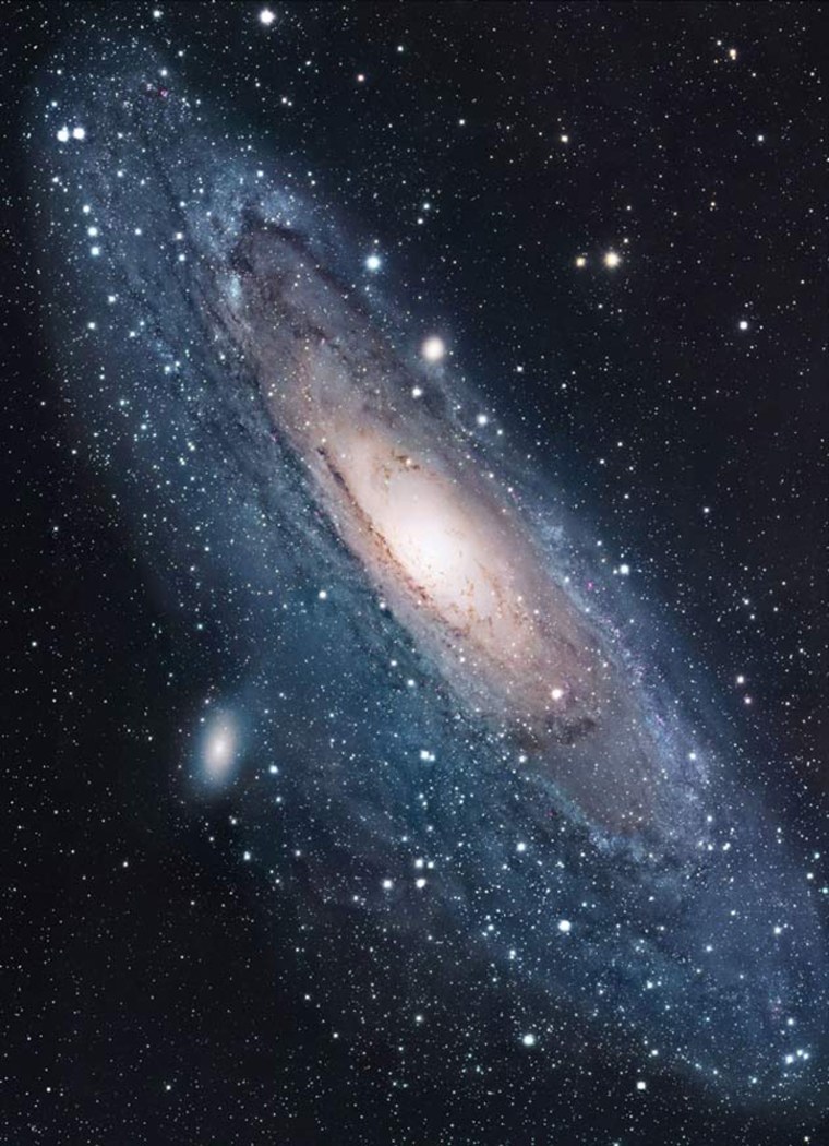 The Andromeda Galaxy photographed with a 12.5-inch telescope by amateur astronomer Robert Gendler.
