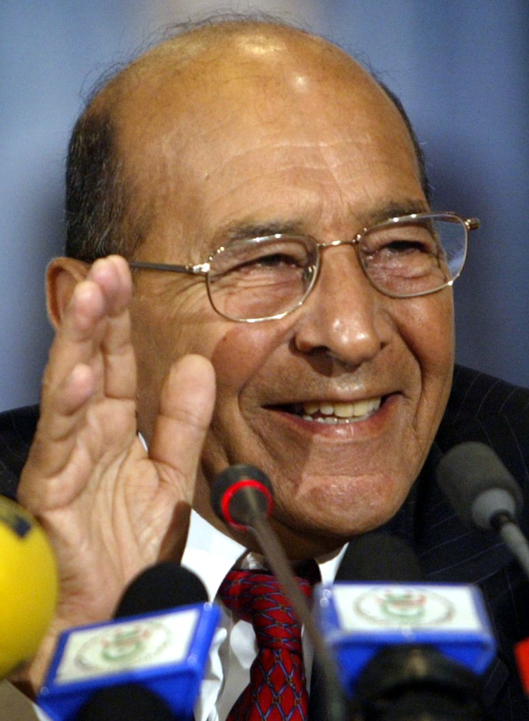 Algerian Interior Minister Nourredine Ya