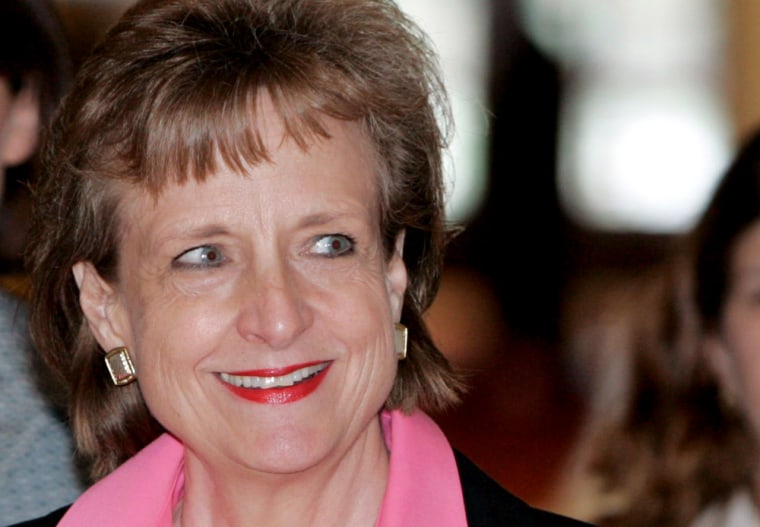 White House Counsel Harriet Miers walks in the halls on Capitol Hill