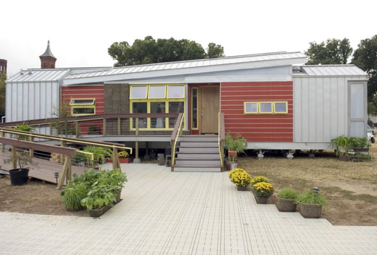 This solar-powered home, designed by University of Colorado students, took first place in the 2005 Solar Decathlon sponsored by the Energy Department.