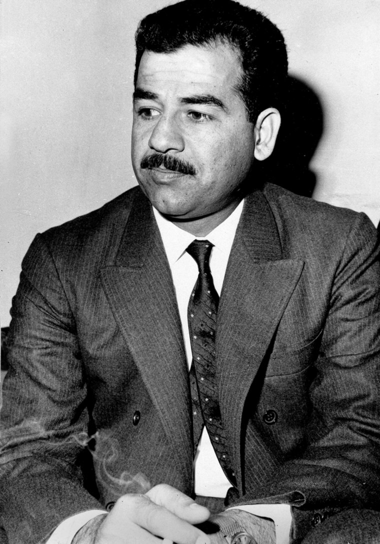 **  FILE  **  This is a November 26, 1971 photo of former Iraqi leader  Saddam Hussein. The trial against Saddam is due to begin in Baghdad on Wednesday Oct 19 2005.  (AP Photo)