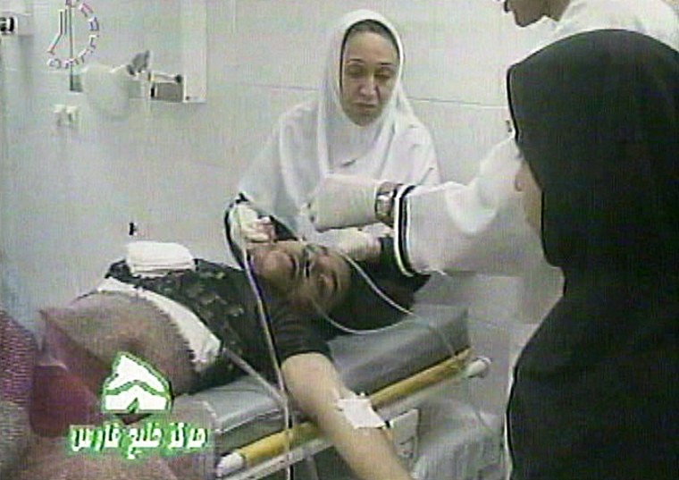 A TV grab taken from Iranian Television