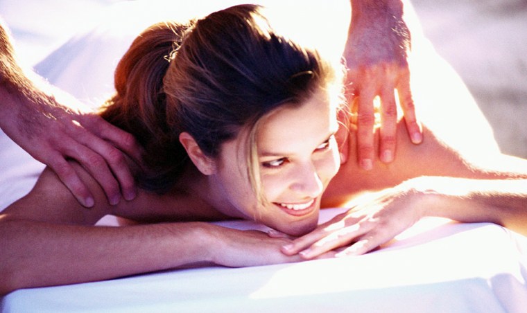 Send someone to the spa. A good massage can ease muscle tension and soothe the soul.