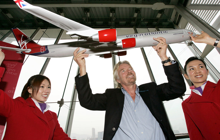 British tycoon and Virgin Atlantic boss