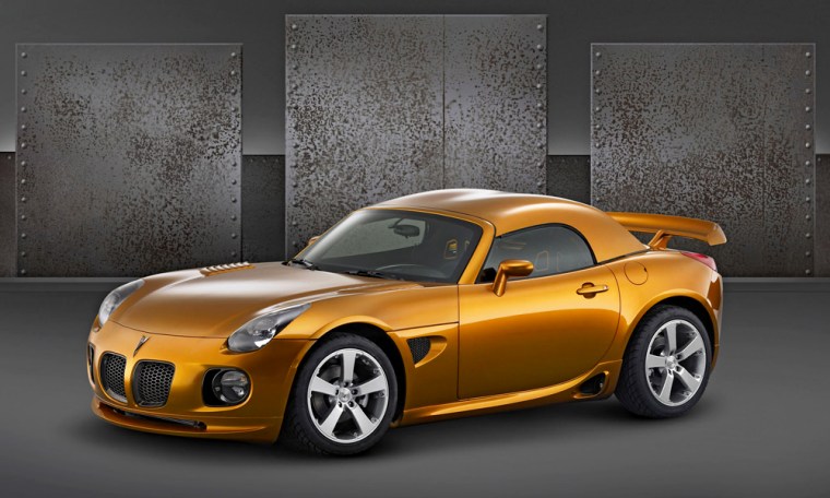 Undated handout photo of General Motors' Pontiac Solstice