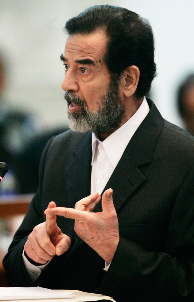 Saddam Trial Resumes in Baghdad