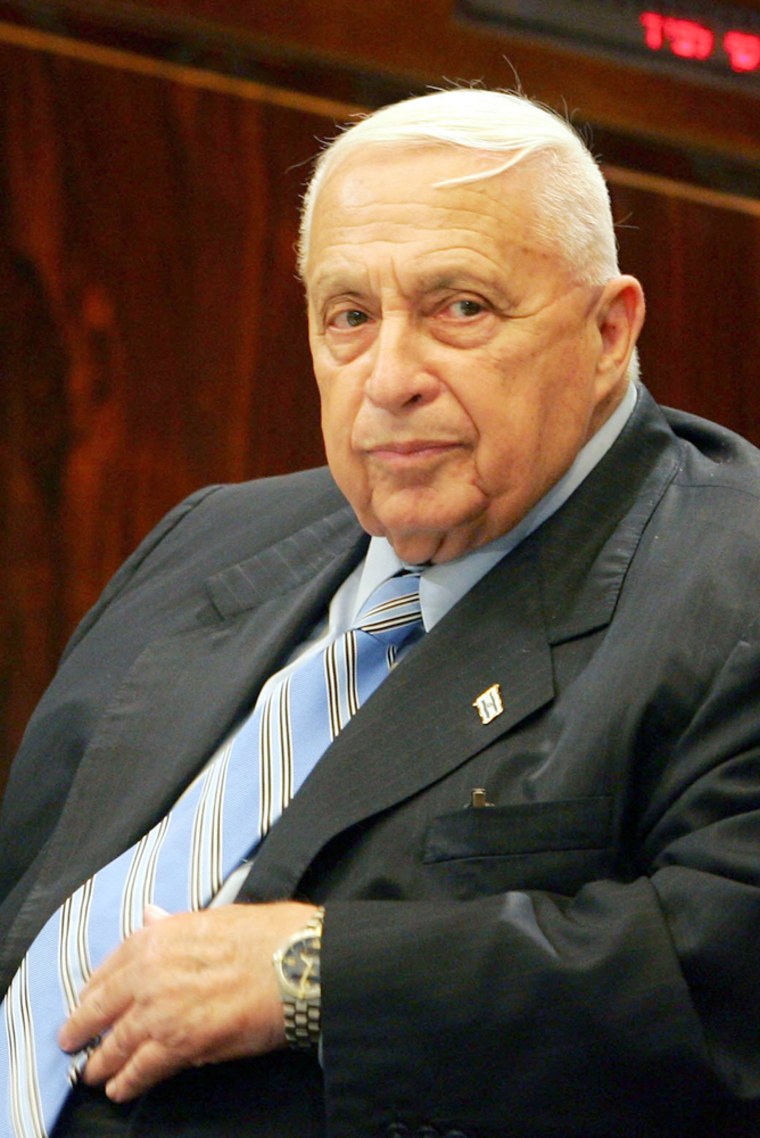 (FILE) Ariel Sharon Reportedly Quits Likud Party