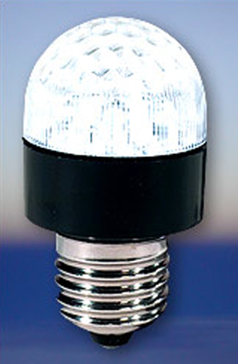 Larger than life. The Vivid LED bulb is a mere 2 inches tall but emits a lot of light.