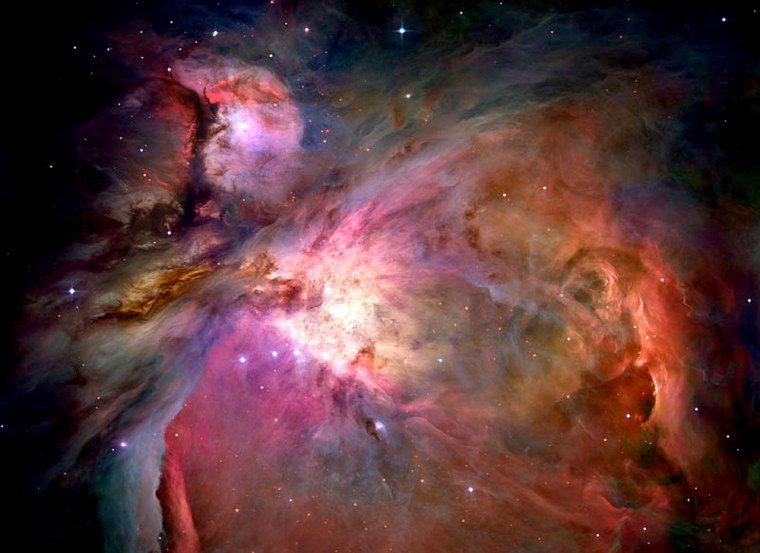 A View of Clouds of Cosmic Dust in the Region of Orion