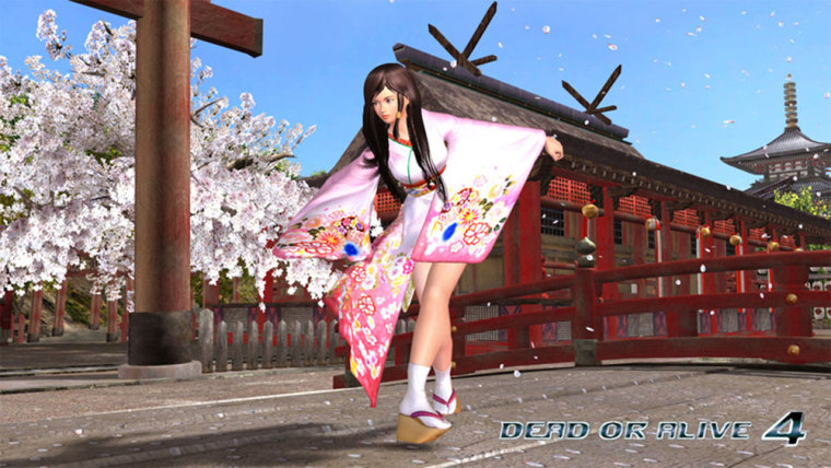 Kokoro, a young geisha in training, is one of more than a dozen fighters that gamers can choose to play in "Dead or Alive 4."