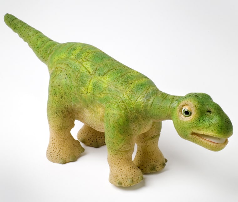 Pleo the robotic dinosaur, about the size of a toy poodle, expresses sadness and disappointment by gently lowering itshead and tail when it's ignored.