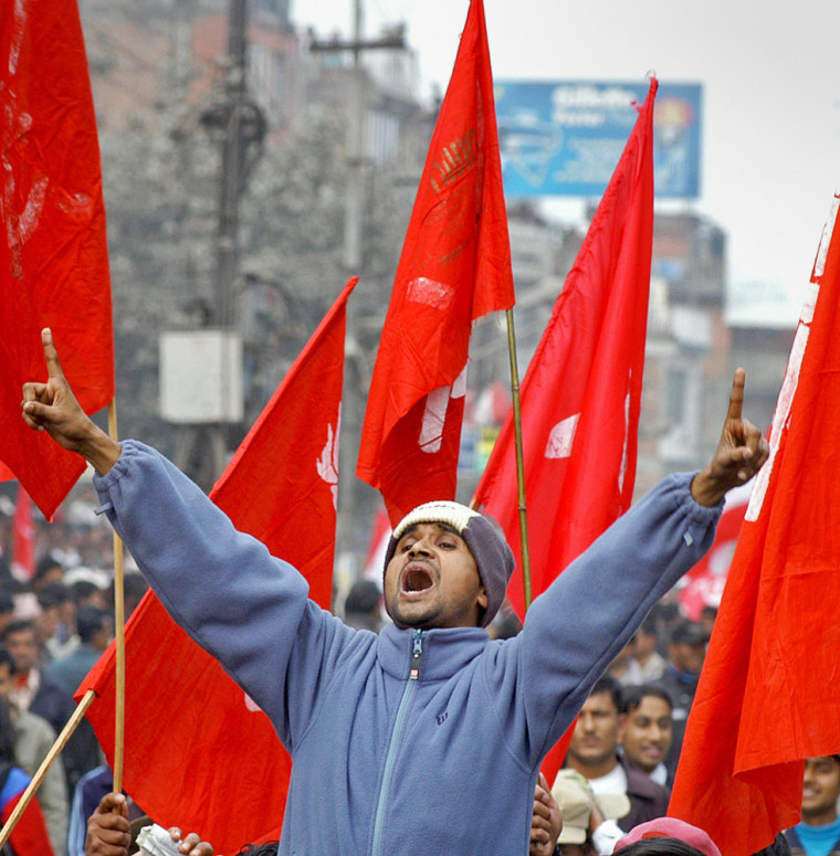 Nepal Activist Shooting Protest