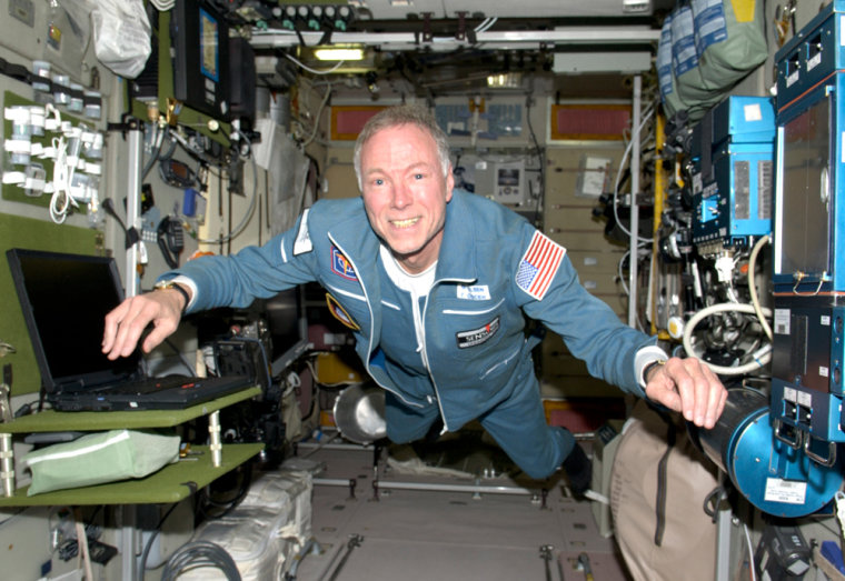U.S. entrepreneur Gregory Olsen flew aboard the international space station last October. 