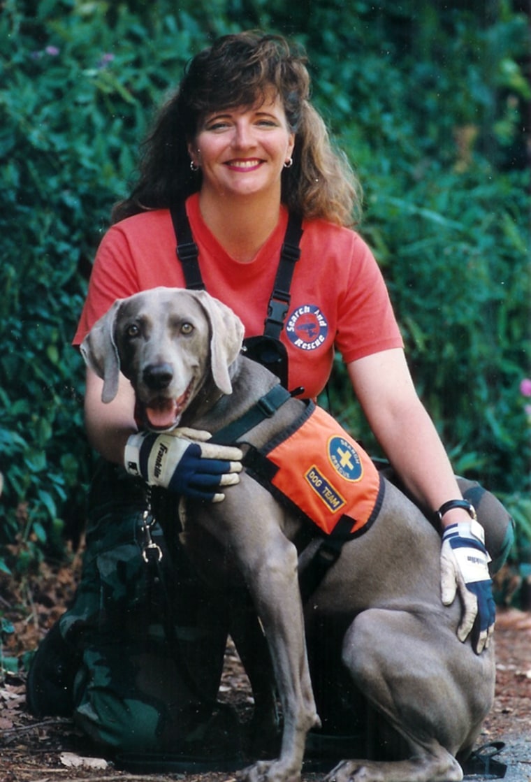 Pet detective Kat Albrecht is the founder of Missing Pet Partnership, which tracks missing animals. Her search dog, Rachel, has a nose for finding lost cats.