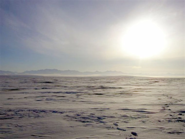 Coastal plain of the 1002 Area is seen within the Arctic National Wildlife Refuge