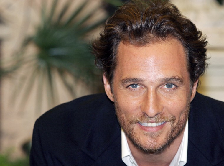 FILES - US actor Matthew McConaughey pos