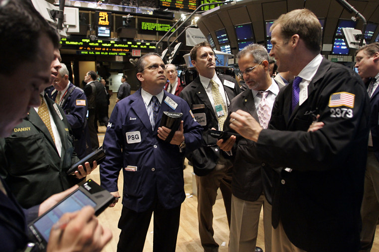 On the New York Stock Exchange, the Dow ended the week with a 1.9-percent gain.
