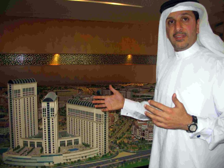Ahmad Sharaf, a senior executive with the development firm Tatweer, describes a sprawling health care complex being built in the booming city of Dubai.