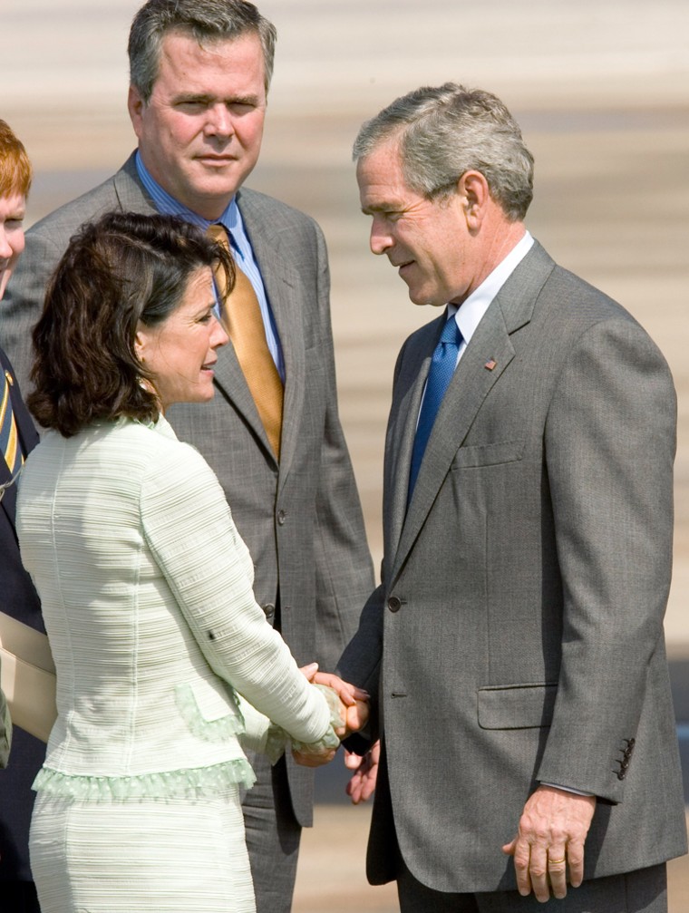 Katherine Harris, Jeb Bush, George W. Bush