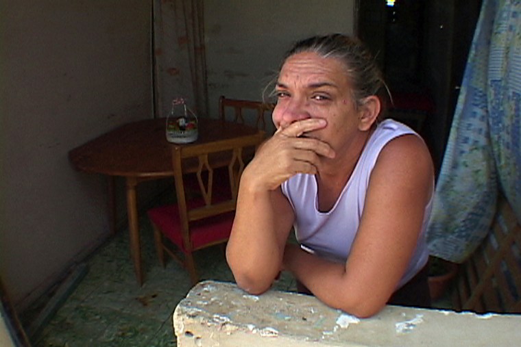 Ivis Gonzalez lost her home in Hurricane Wilma.