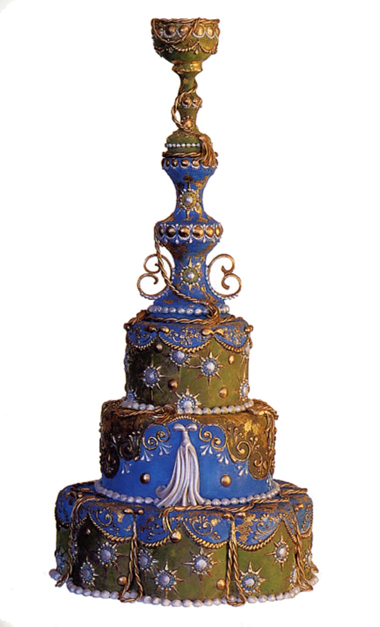 High-end cakes for weddings and other parties generally start at $500 and top out at $25,000.