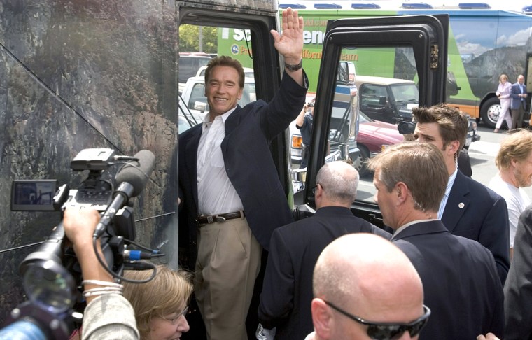 Schwarzenegger Intensifies Campaigning After California Primary
