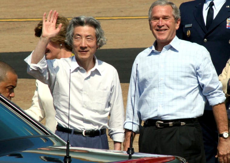 George Bush Junichiro Koizumi