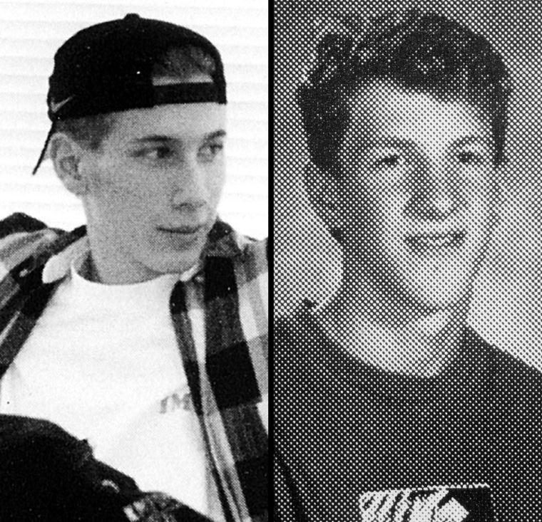 Eric Harris, left, and Dylan Klebod killed 12 students and one teacher at Columbine High School near Littleton, Colo., before killing themselves in 1999.