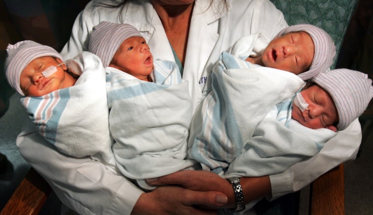 Mom Has Quadruplets 3 Years After Triplets
