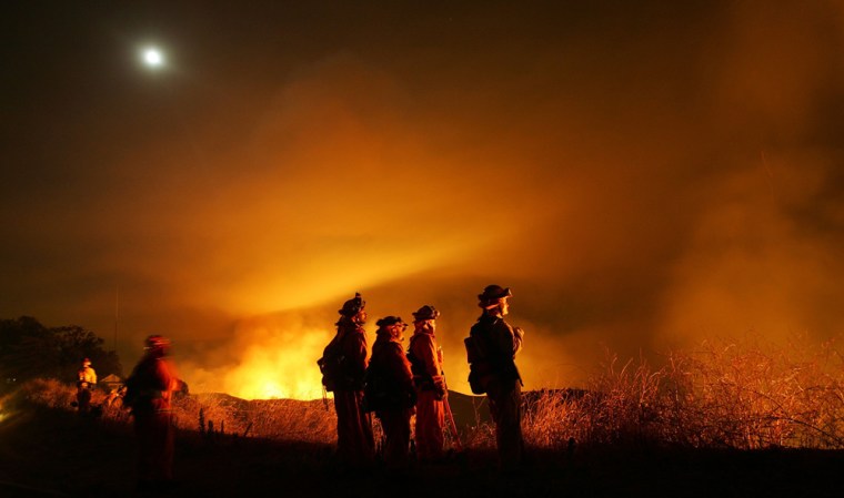 California Wildfires Rage Under High Heat Conditions