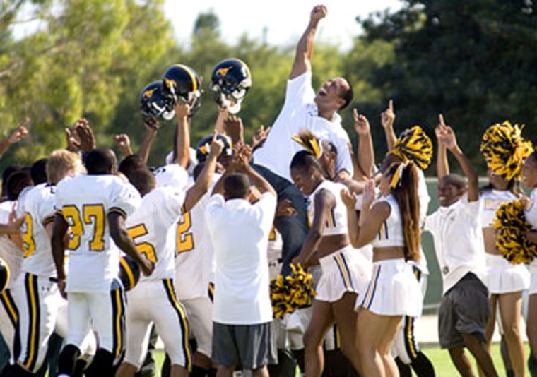 Dwayne 'The Rock' Johnson in Columbia Pictures' Gridiron Gang - 2006