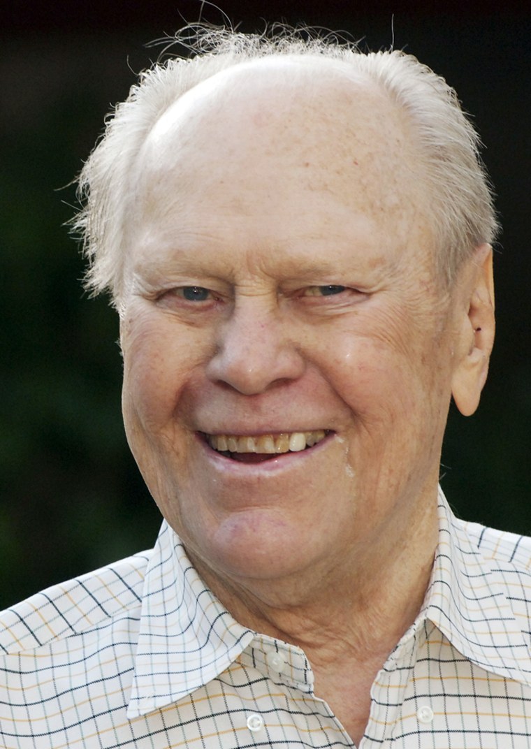 (FILES) Former US president Gerald Ford