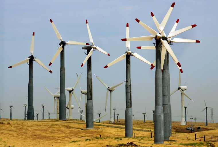 Windmills near Livermore, Calif. 