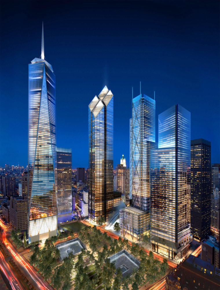 New World Trade Center Office Towers Design Unveiled