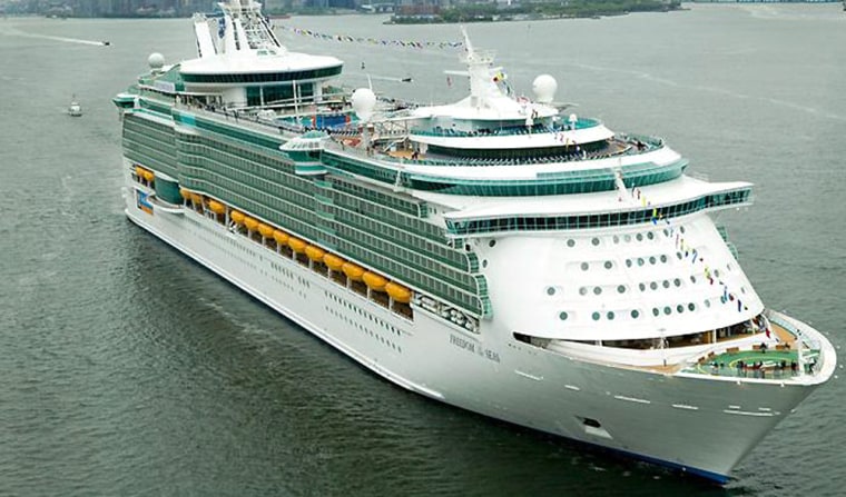 Royal Caribbean's Freedom of the Seas — with a weight of 160,000 tons — is the world's largest passenger ship.